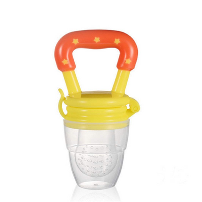 Nibbler for Babies | Silicone Fruit and Juice Feeder with Cover | BPA Free (3-12 Months)