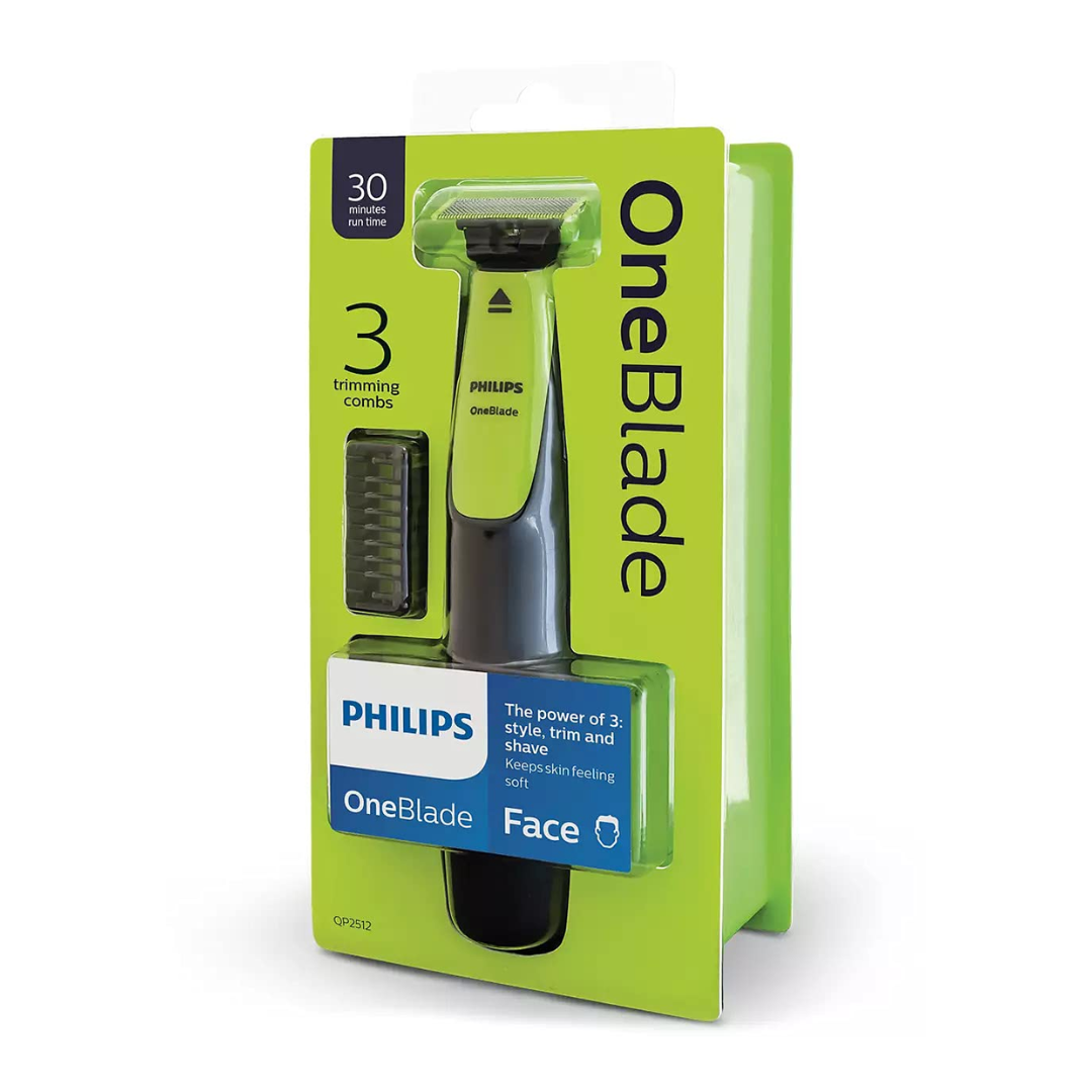 Philips OneBlade QP2512/10 Hybrid Booklet Blister with 30 minutes runtime