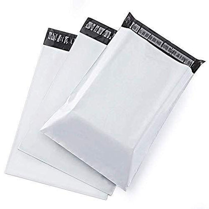Courier Bags/Envelopes/Pouches/Cover 14X16 inches+ 2inch Flap  Pack of 100 Tamper Proof Plastic Polybags for Shipping/Packing (With POD)