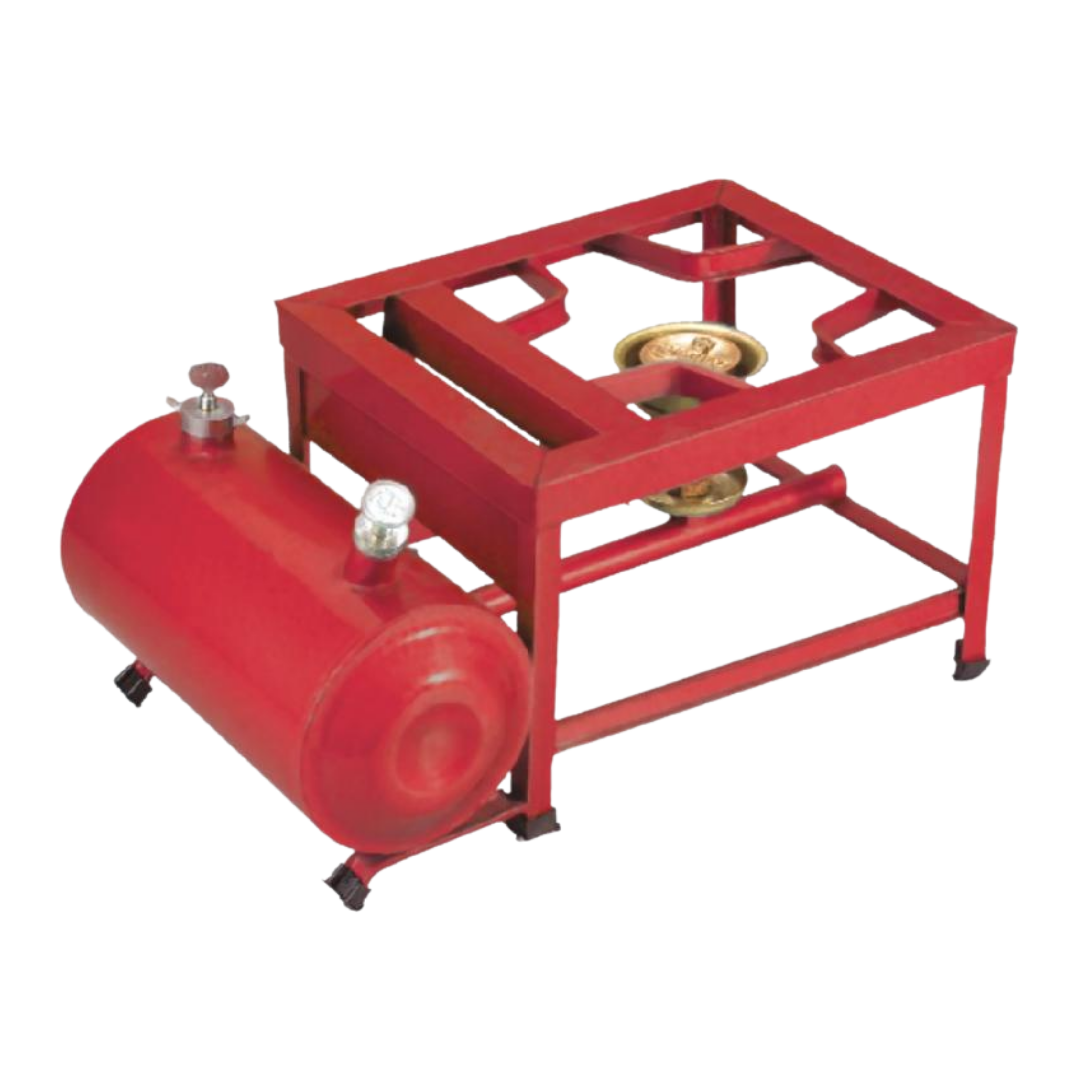 Kerosene & Diesel  Pressure Stove, Iron Stove with 2 L Side Tank, (Colour May Vary)
