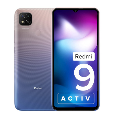 Redmi 9 Activ Mobile Phone with Free Silicone Cover (Metallic Purple, 4GB RAM, 64GB Storage)