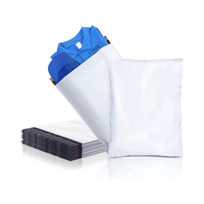 Tamper Proof Courier Bags, 12x14 Inch, Shipping Bags with Pocket