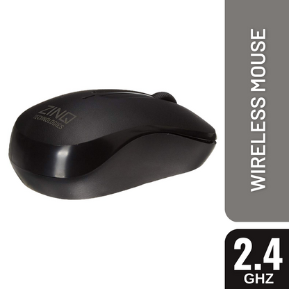 Zinq Technologies Wireless Mouse (Black)