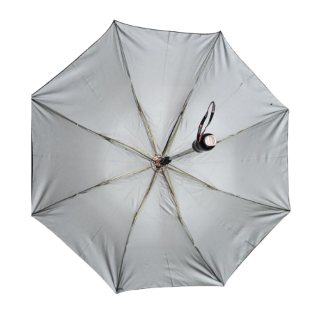 CITIZEN Umbrella Classic Folding Automatic Open Uv Protective 2 Fold Umbrella, Black,1 Piece