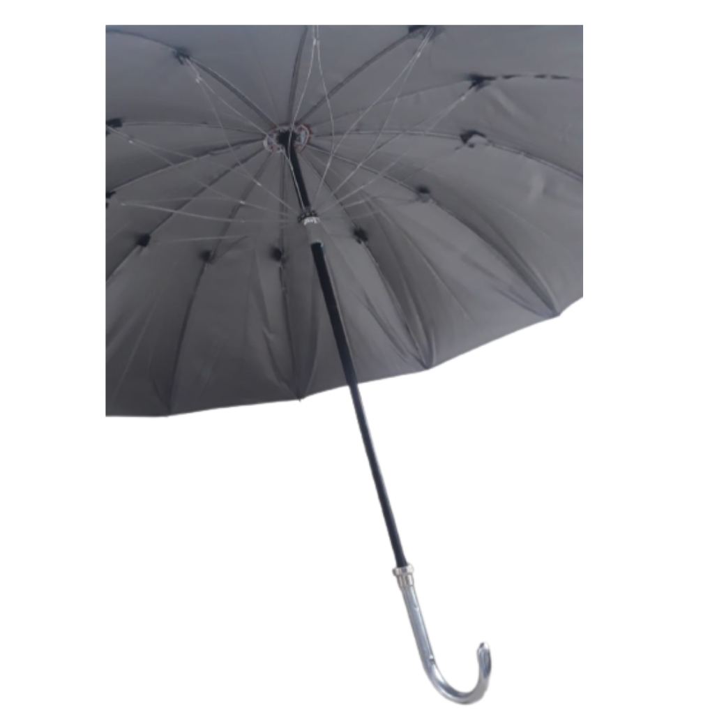 Citizen/Generic Straight Umbrella, Manual Umbrella, Rain and UV Protection (6 Pcs, 26 Inch, Black)