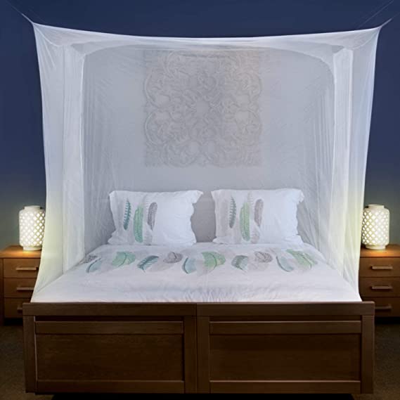 Mosquito Net for Double Bed, Hanging Mosquito Net (Colour May Vary)