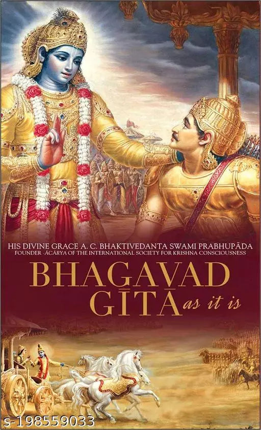 Bhagwad Gita As It Is (Srimad Bhagavad Gita Yatha Roop) By A. C. Bhaktivedanta Swami Prabhupada (English Edition, Hardcover)